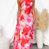 Jana | Plissee-Kleid mit One-Shoulder