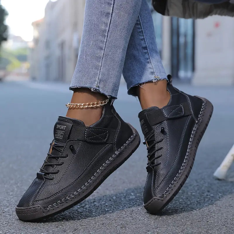 Gisela - Bequeme orthopädische Schuhe mit Ledereffekt