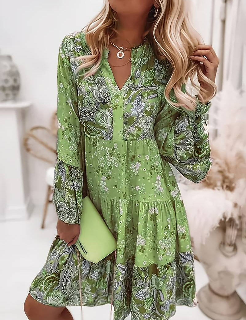 Eira - Bedrucktes Boho-Kleid