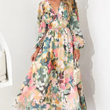 Carolin | Feminines Kleid mit Blumenmuster