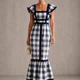 Diana | Langes Streifenkleid