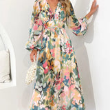 Carolin | Feminines Kleid mit Blumenmuster