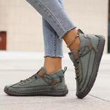 Gisela - Bequeme orthopädische Schuhe mit Ledereffekt