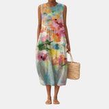 Karla™ | Elegantes Midikleid mit buntem Print