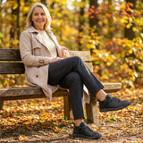 Gisela - Bequeme orthopädische Schuhe mit Ledereffekt