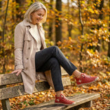 Gisela - Bequeme orthopädische Schuhe mit Ledereffekt
