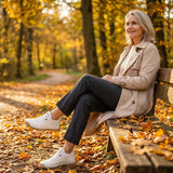 Gisela - Bequeme orthopädische Schuhe mit Ledereffekt