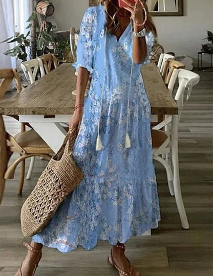 LUNA | BOHO MIDI-KLEID FÜR EINEN UNGEZWUNGENEN LOOK