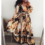 Faye - Boho Bedrucktes Kleid